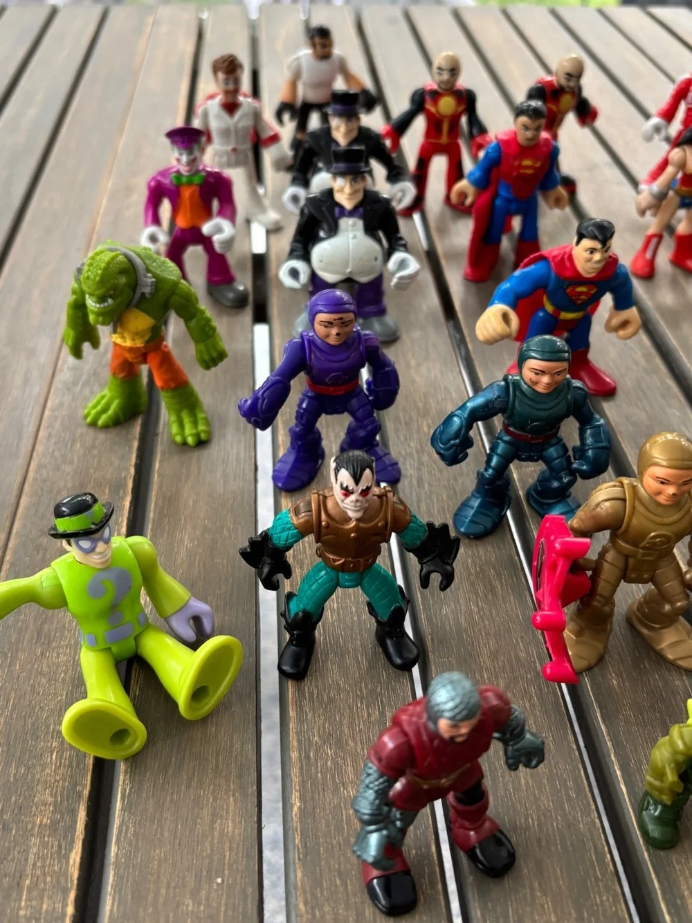 Lot of 38 Various Action Figures (Batman, Superman, Etc)